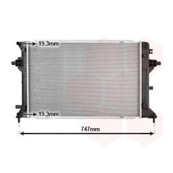 Radiatorius, variklio aušinimas VAN WEZEL 82012747