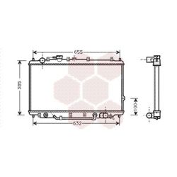 Radiatorius, variklio aušinimas VAN WEZEL 83002017