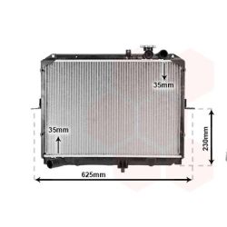 Radiatorius, variklio aušinimas VAN WEZEL 83002033