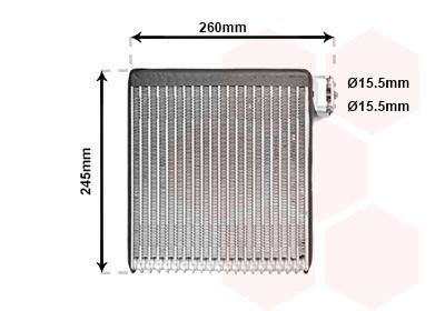 Garintuvas, oro kondicionierius VAN WEZEL 2700V216