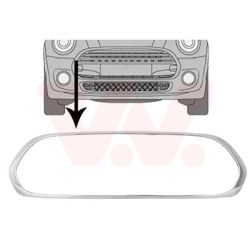 Rėmas, radiatoriaus grotelės VAN WEZEL 0518518