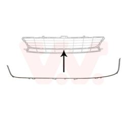 Ventiliacijos grotelės, buferis VAN WEZEL 4382580