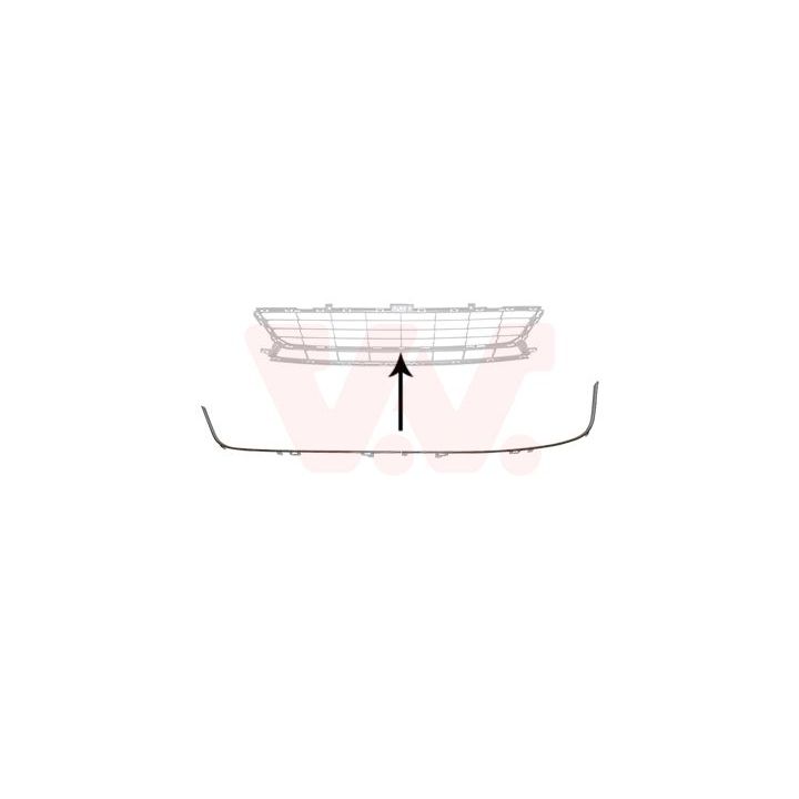 Ventiliacijos grotelės, buferis VAN WEZEL 4382580