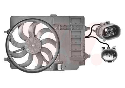 Ventiliatorius, radiatoriaus VAN WEZEL 0502746