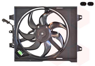 Ventiliatorius, radiatoriaus VAN WEZEL 1604747