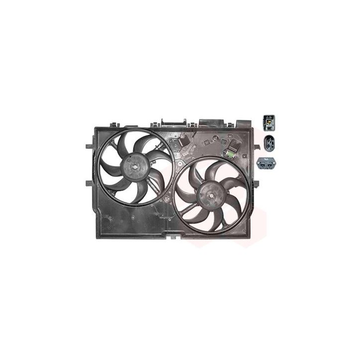 Ventiliatorius, radiatoriaus VAN WEZEL 1651750