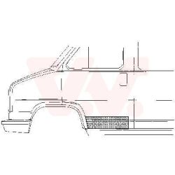 Durys, kėbulas VAN WEZEL 1745172