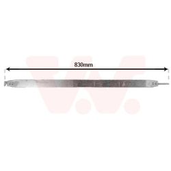 Plieninė juosta, degalų bakas VAN WEZEL 2813098