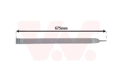 Plieninė juosta, degalų bakas VAN WEZEL 2813099