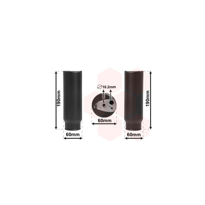 Džiovintuvas, oro kondicionierius VAN WEZEL 0100D003