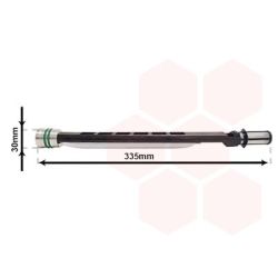 Džiovintuvas, oro kondicionierius VAN WEZEL 0600D297