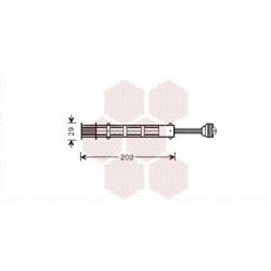 Džiovintuvas, oro kondicionierius VAN WEZEL 1700D282
