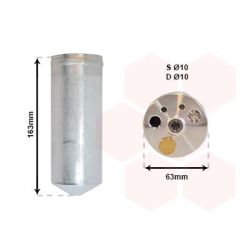 Džiovintuvas, oro kondicionierius VAN WEZEL 2500D103