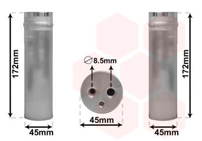 Džiovintuvas, oro kondicionierius VAN WEZEL 2700D185