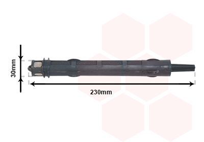 Džiovintuvas, oro kondicionierius VAN WEZEL 4300D431