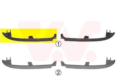 Priekinio žibinto apdaila VAN WEZEL 4337512