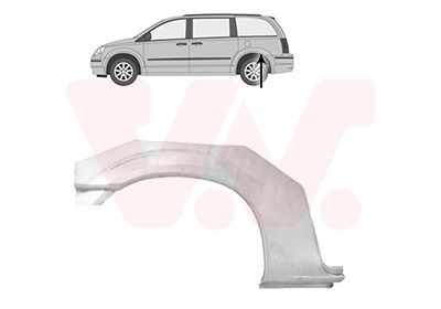 šoninis skydas VAN WEZEL 0733147
