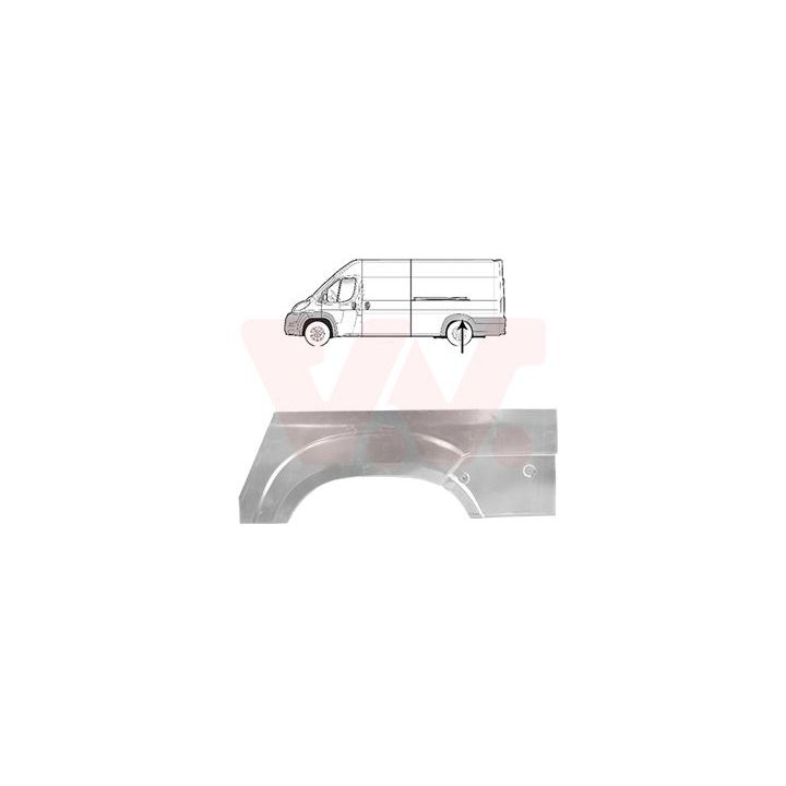šoninis skydas VAN WEZEL 0982147