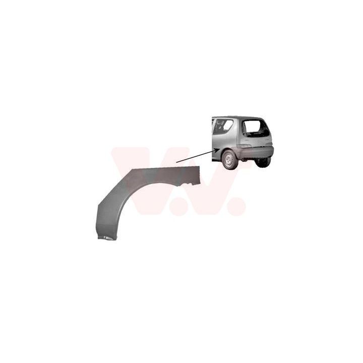 šoninis skydas VAN WEZEL 1601145