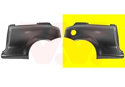 šoninis skydas VAN WEZEL 1624646