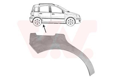šoninis skydas VAN WEZEL 1709148