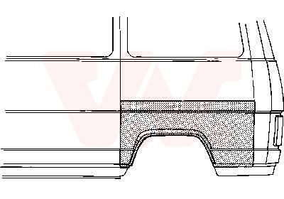 šoninis skydas VAN WEZEL 1745146