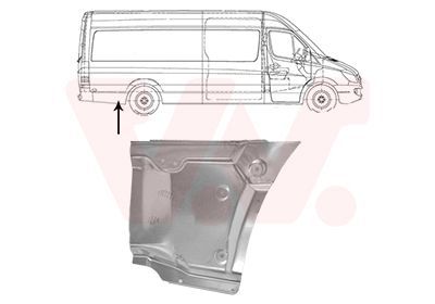 šoninis skydas VAN WEZEL 3083144