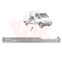 Slenksčio skardelė VAN WEZEL 3794110