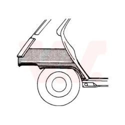 šoninis skydas VAN WEZEL 4337146