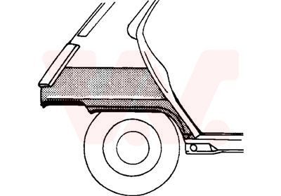 šoninis skydas VAN WEZEL 4337148