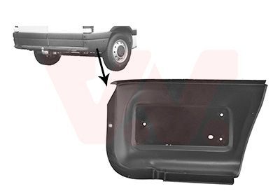 šoninis skydas VAN WEZEL 4387134