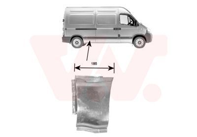 šoninis skydas VAN WEZEL 4387146