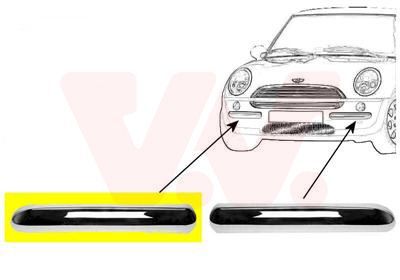 Apdailos/apsauginės juostelė, buferis VAN WEZEL 0502584