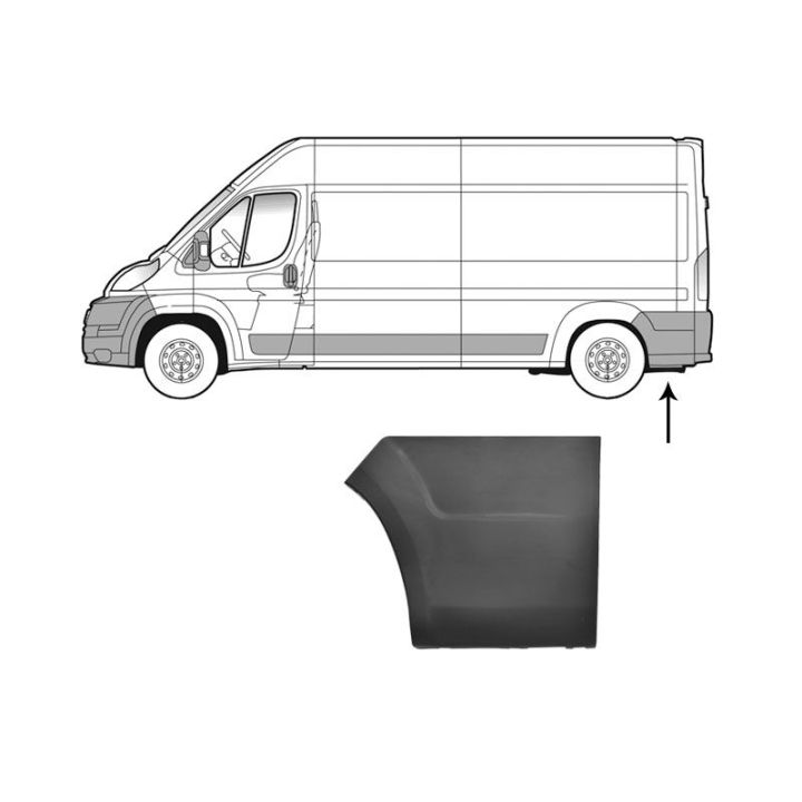 Apdailos/apsauginės juostelė, šoninė sienelė VAN WEZEL 0983409