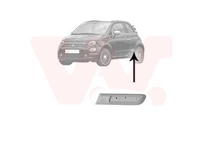 Apdailos/apsauginės juostelė, šoninė sienelė VAN WEZEL 1604429