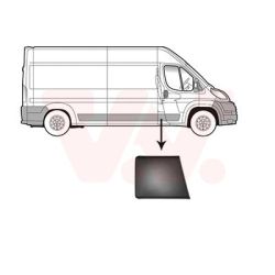 Apdailos/apsauginės juostelė, šoninė sienelė VAN WEZEL 1651406