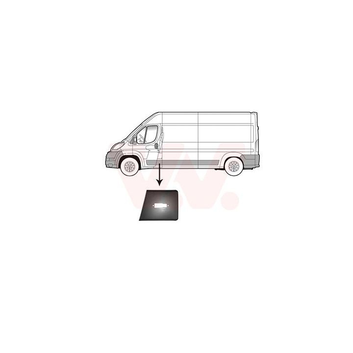 Apdailos/apsauginės juostelė, šoninė sienelė VAN WEZEL 1651407