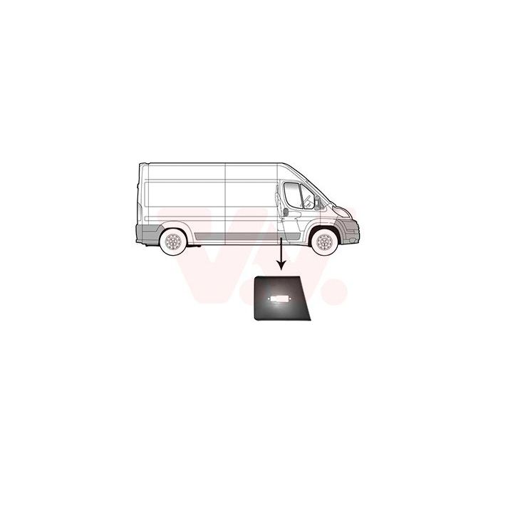 Apdailos/apsauginės juostelė, šoninė sienelė VAN WEZEL 1651408