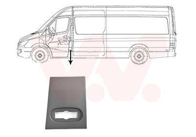 Apdailos/apsauginės juostelė, šoninė sienelė VAN WEZEL 3077417