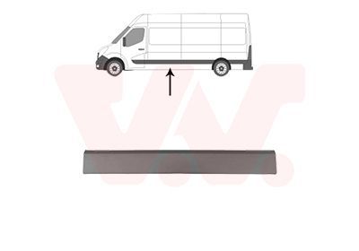 Apdailos/apsauginės juostelė, šoninė sienelė VAN WEZEL 3799423