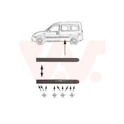 Apdailos/apsauginės juostelė, šoninė sienelė VAN WEZEL 4310429
