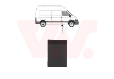 Apdailos/apsauginės juostelė, šoninė sienelė VAN WEZEL 4388416