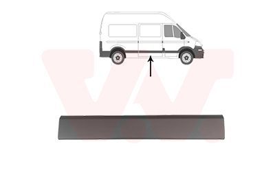 Apdailos/apsauginės juostelė, šoninė sienelė VAN WEZEL 4388424