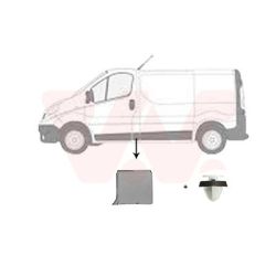 Apdailos/apsauginės juostelė, šoninė sienelė VAN WEZEL 4396403