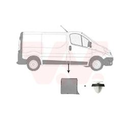 Apdailos/apsauginės juostelė, šoninė sienelė VAN WEZEL 4396404