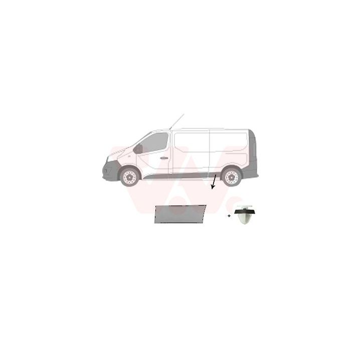 Apdailos/apsauginės juostelė, šoninė sienelė VAN WEZEL 4396407