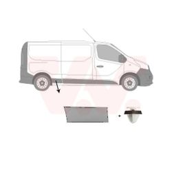 Apdailos/apsauginės juostelė, šoninė sienelė VAN WEZEL 4396408