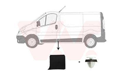 Apdailos/apsauginės juostelė, šoninė sienelė VAN WEZEL 4396423