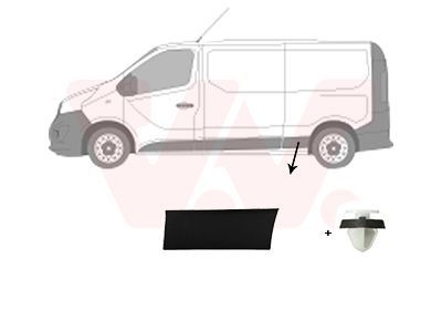 Apdailos/apsauginės juostelė, šoninė sienelė VAN WEZEL 4396427