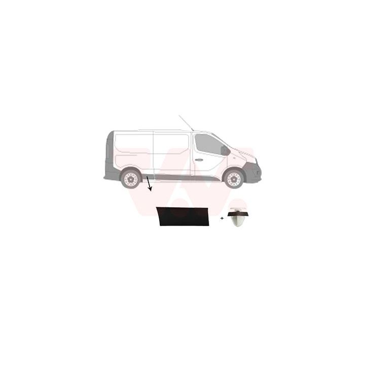 Apdailos/apsauginės juostelė, šoninė sienelė VAN WEZEL 4396428